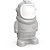 Apontador com Deposito Decor. TRIS ASTRO 2EM1 C/BORRACH.3COR DP.C/12 - Imagem 4