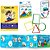 Massa para Modelar Criativa KIT APREND.FORMAS/CORES 16PCS - Imagem 3