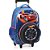 Mochila Infantil com Rodinha HOT Wheels G Azul - Imagem 1