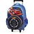 Mochila Infantil com Rodinha HOT Wheels G Azul - Imagem 3