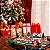 Trem PRA Arvore de Natal Que ANDA Musical com LED Decoração de Luxo com 3 Vagões Pista Circular Desmontável 75CM - - Imagem 1