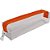 Estojo PVC TRANSP. Cristal Laranja 1ZIPER - Imagem 1