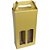 Embalagem para Garrafa Caixa Dourado 8X17X38 Duplo - Imagem 1