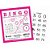 Bloco para Bingo Rosa 120X108MM 100F Jornal - Imagem 2