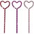 Lapis Preto Redondo Decorado Love Heart Face C/ Borracha - Imagem 3