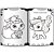 Livro Infantil Colorir Princesas 365 Desenhos P/COLOR - Imagem 3