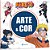 Livro Infantil Colorir Naruto ARTE e COR 27X27 36PGS - Imagem 1