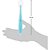 Kit Alimentacao Colher Silicone BABY Azul - Imagem 3