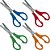 Tesoura Escolar G0125 INOX Cabo Colorido - Imagem 1
