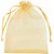 Saco de Organza Dourado 10X15CM - Imagem 2