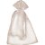 Saco de Organza Branco 12X17CM - Imagem 1