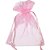Saco de Organza Rosa 8X10CM - Imagem 1