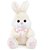 Coelhos de Pascoa Pelucia C/LACO Rosa 25CM - Imagem 1