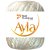 Linha para Croche 100G AYLA Branco Brilho 130M - Imagem 1