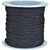 Cordao Cetim 1MM Preto C/20M. - Imagem 1