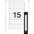 Etiqueta Carta 8099L 10 FLS 16,93 X 147,64 MM - Imagem 2