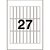 Etiqueta A5 A5Q-1250 12 FLS 12,0 X 50,0 MM - Imagem 3
