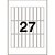 Etiqueta A5 A5Q-1250 12 FLS 12,0 X 50,0 MM - Imagem 2