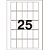 Etiqueta A5 A5Q-2337 12 FLS 23,0 X 37,0 MM - Imagem 3