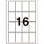 Etiqueta A5 A5Q-3348 12 FLS 33,0 X 48,0 MM - Imagem 2