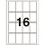 Etiqueta A5 A5Q-3348 12 FLS 33,0 X 48,0 MM - Imagem 2