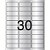 Etiqueta Carta 1580 MET 05 FLS 25,4 X 66,7 MM - Imagem 2