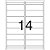 Etiqueta Carta 6082 10 FLS 33,9 X 101,6 MM - Imagem 2