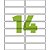 Etiqueta Carta 6182 100 Folhas 33,9 X 101,6 MM - Maxprint - Imagem 1