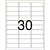 Etiqueta Carta 6280 25 FLS 25,4 X 66,7 MM - Imagem 2
