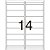 Etiqueta Carta 6282 25 FLS 33,9 X 101,6 MM - Imagem 2