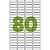 Etiqueta Carta 6187 100FLS 44,4X12,7 MM - Imagem 2
