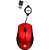 Mouse Mini Optico USB Retratil Vermelho USB - Imagem 3