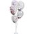 Suporte para Balao KIT Arranjo C/5 Hastes 45CM BR - Imagem 1