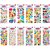 Adesivos Decorados 10X24CM. Animais Cartela SORT. - Imagem 2