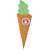 Embalagem para TRUFA/CONE Pascoa Cone Cenoura 26,5CM - Imagem 1