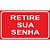 Placa de Sinalizacao Retire Sua Senha 17X10CM - Imagem 2