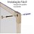 Quadro Branco Moldura Madeira 030X040CM UV MDF SOFT - Imagem 3