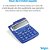 Calculadora de Mesa 12 Digitos MV4125 Azul - Imagem 5