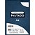Bloco para Carta Branco Pautado A4 25FLS 63G Colado - Imagem 2