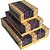 Caixa para Presente com Tampa MD 19X26X7,5 ELAST. Estampad - Imagem 1