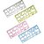Regua Plastica Geometrica Escolar Colors 22CM - Imagem 3