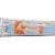 Elastico Costura Poliester Chato 7MMX10M Azul Bebe - Imagem 2