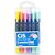 Caneta Marca Texto CIS Lumini GEL Pastel 6CORES - Imagem 2