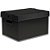Caixa Organizadora Prontobox Preto 310X230X190 PQ - Imagem 1