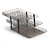 Caixa Correspondencia Tripla Movel Fume - Imagem 1