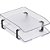 Caixa Correspondencia Dupla Acrilica Classic Cristal - Imagem 1