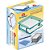 Caixa Correspondencia Tripla Acrilica Classic Cristal - Imagem 2