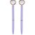 Caneta Esferografica Coracao Diamante Lilas - Imagem 4