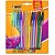 Caneta Esferografica Cristal Fashion  Dura+ 12CORES - Imagem 2