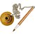 Caneta Fixa Chapeu Ouro Metalizada - Imagem 2